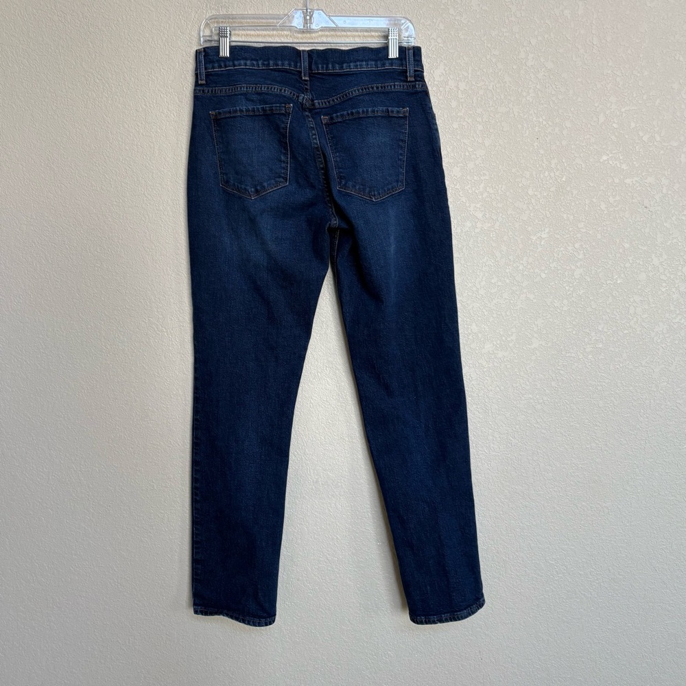 Mott & Bow Boyfriend Dark Blue Jeans Women’s 29 High Rise Classic Straight - Picture 4 of 9